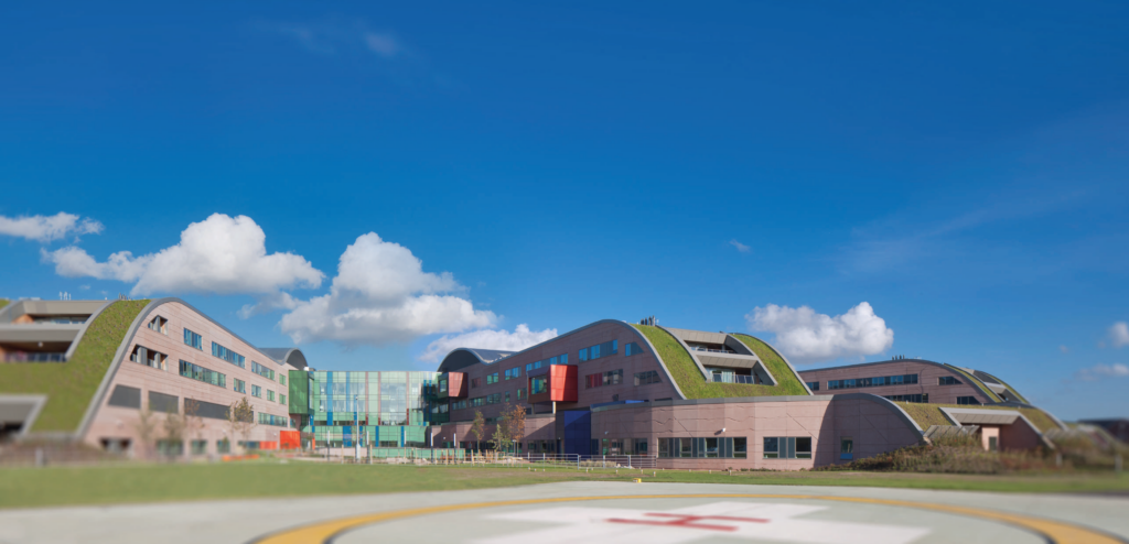 an image of Alder Hey hospital.